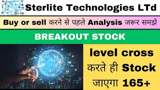 sterlite technologies breakout stock  stltech share news  stltech share target  stltech analysis [upl. by Eillac]