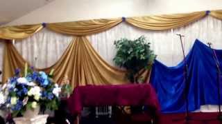 Church Decor  Full wall draping [upl. by Erminia]