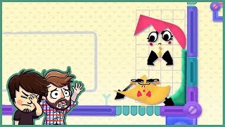 POORLY DRAWN  Snipperclips PLUS Part 7 [upl. by Rosario]