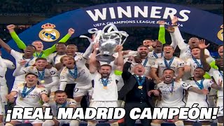 REAL MADRID CAMPEÓN DE LA CHAMPIONS LEAGUE 2024 EN ZONA FUT [upl. by Nnaaras]