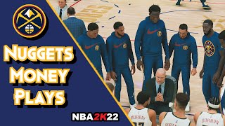 NBA 2K22 Nuggets Money Plays Playbook Tutorial For Current amp Next Gen  Open 3s PampR Post Ups [upl. by Tnahs]