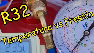 👉ShortClimatización❄R32💨Freón 👉Presión y Temperatura [upl. by Strohl]