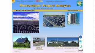 Solar Photovoltaic PV Project Analysis with RETScreen [upl. by Yendys]