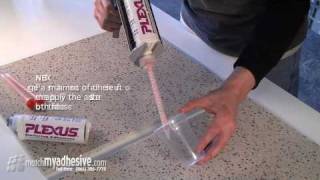 Seaming Solid Surface with Plexus Adhesive [upl. by Brenan]