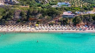 Voulisma beach Agios Nikolaos Crete Greece 4K [upl. by Ariaec323]