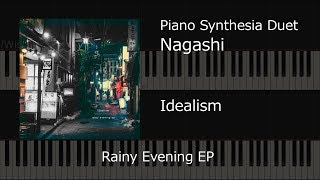 Idealism  Nagashi Synthesia piano duet [upl. by Trebuh]