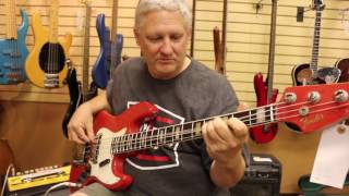 The funkiest bass player Trevor Lindsey stopped by Normans Rare Guitars [upl. by Schuman140]