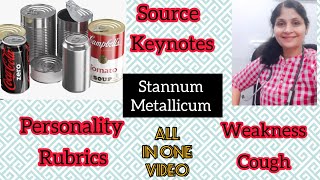 Homeopathy  Stannum Metallicum  Tin  Source  Personality  Keynotes  Rubrics  Drug Picture [upl. by Rowland431]