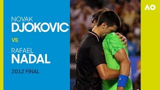 Novak Djokovic v Rafael Nadal  Australian Open 2012 Final  AO Classics [upl. by Tonneson614]