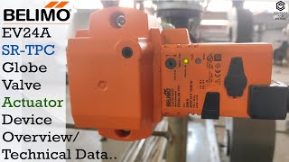 Belimo EV24ASRTPC Globe Valve Actuator  hvac  automation  bms [upl. by Teraj]