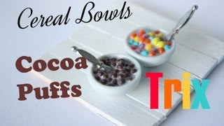 Cereal Bowls Cocoa Puff amp Trix [upl. by Tai]