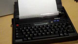 Brother EP43 laptop typewriter [upl. by Loni]