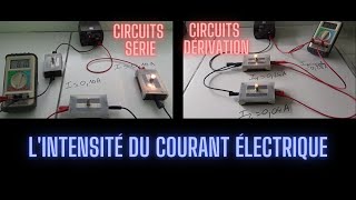 lintensité du courant électrique 4ème  nouvelle version [upl. by Reffineg]