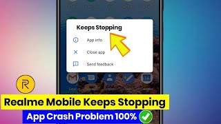 Realme  apps keeps stopping problem fix  realme app crash  realme apps auto back problem [upl. by Keeler]