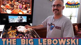 This Big Lebowski pinball machine really ties the room together  Crazy attention to detail [upl. by Snah]