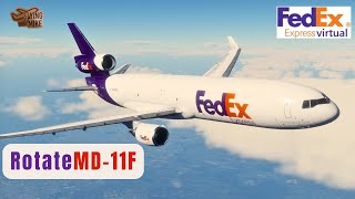 XPlane 12Denver Intl Colorado to Winnipeg ManitobaRotate MD11F [upl. by Eardna809]