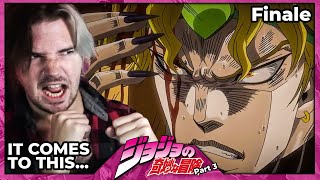 DIO VS JOTARO  REACTION  JOJOS BIZARRE ADVENTURE  PART 3  Finale [upl. by Buckie390]