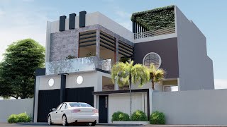 House design R1 5 chambres  1025m [upl. by Arnst]