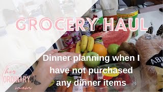 Australian Grocery Haul and some easy dinner ideas [upl. by Susan]