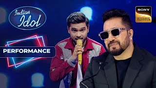 Indian Idol S14  Vaibhav की Energetic Performance को देखकर Mika Singh हुए खुश  Performance [upl. by Adnyleb]