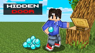 100 SECRET DOORS to hide diamonds in Minecraft [upl. by Eiba497]