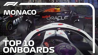 Ocon amp Gaslys Dramatic Collision And The Top 10 Onboards  2024 Monaco Grand Prix  Qatar Airways [upl. by Mccomb526]