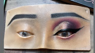 Black Maroon amp Golden Eyemakeup Bridal Eyemakeup  Half Cutcrease Eyemakeup Tutorial [upl. by Sterling]