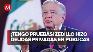 AMLO recuerda cuando quotsopeóquot a Zedillo y él ironiza quotse me puso como Creelquot [upl. by Ziguard]