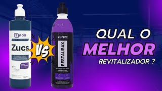 Restaurax VS Zucs  Qual o melhor revitalizador de plástico [upl. by Ellissa]