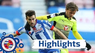 Wigan Athletic 03 Reading  Saturday 5th November 2016 Sky Bet Championship 201617 highlights [upl. by Zuzana114]