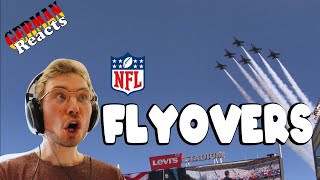 GERMAN reacts to The GREATEST TRADITION in American Football NFL Flyovers [upl. by Cirtap27]