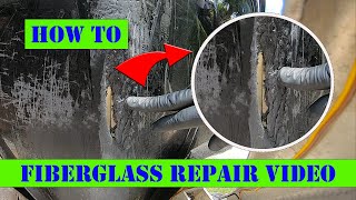 Best Way To Fix Fiberglass BoatJet Ski Repair 2021 [upl. by Eilyak959]