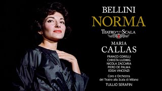 Bellini Norma  Callas Corelli Ludwig Zaccaria de Palma Vicenci Serafin 1960 Subtitles [upl. by Theodor436]