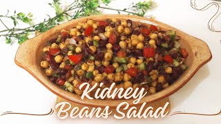 Healthy Beans Salad Recipe  How to Make Kidney Beans Salad By Taste with Khadija [upl. by Maretz838]