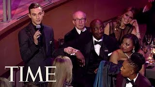 Adam Rippon Honors His Mom amp Nicole Kidman With Toast At The TIME 100 Gala  TIME 100  TIME [upl. by Anyal]