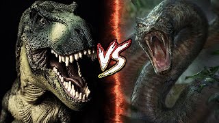 T rex Vs Titanoboa [upl. by Akiam]