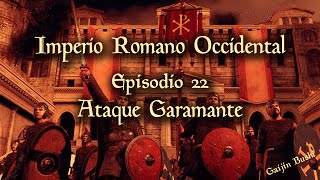 Attila Total War  Campaña Imperio Romano Occidental  22  Ataque Garamante [upl. by Alegnat196]