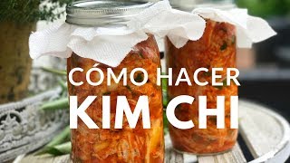 Cómo hacer el KIM CHI un fermento vegetal koreano [upl. by Aitnic]