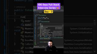 day3  Full Stack interview series  difference between Const and Readonly shorts coding csharp [upl. by Gwennie]