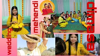 my daily vlogs🙂  wedding Mehendi ceremony of My elder sister☺️ [upl. by Yllas633]