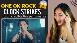 ONE OK ROCK  Clock Strikes Mighty Long Fall at Yokohama StadiumLIVEFILIINA REACTION [upl. by Bible]