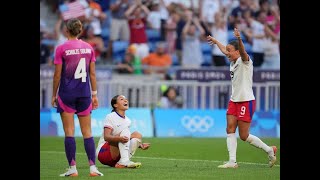 USWNT Advances to Gold Medal Match with 10 Win Over Germany [upl. by Pylle967]