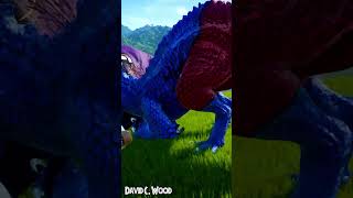 DINOSAURS BATTLE TREX IRex Monster Superhero Joker The Flash Spiderman jurassicworld [upl. by Aramoj457]