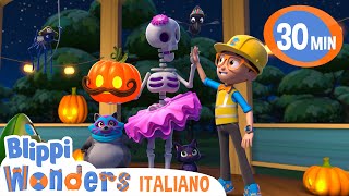 Festa di Halloween per Bambini  Blippi in Italiano  Video educativi per bambini [upl. by Curtice]