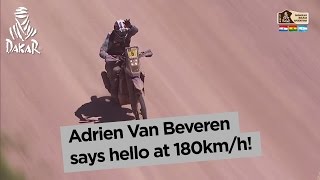 Stage 2  Top moment Van Beveren at 180kmh  Dakar 2017 [upl. by Yrahca762]