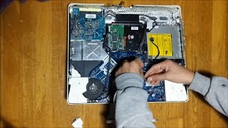 iMac 2006 Disassembly Commentary [upl. by Ennairak]