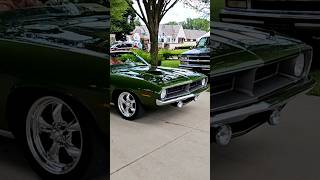 1970 Plymouth Cuda Convertible Classic Car Drive By Engine Sound Easy Rodders Car Show 2024 [upl. by Brie383]