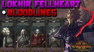 Lokhir Fellheart FLC Revealed  Vampire Count Blood Lines Blood Dragons  Total War Warhammer 2 [upl. by Llecrup]