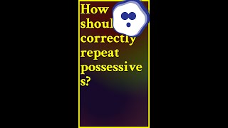 2 is correct and 1 is incorrect This is because without the possessive s there is no shorts [upl. by Luann181]