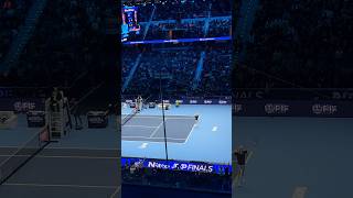 Passante CLAMOROSO di Jannik Sinner contro Fritz  ATP Finals 2024 [upl. by Ytsirhk]